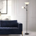 Double-head floor lamp - nordic style for living room, bedroom, american minimalist, postmodern creative bedside standing lamp