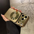 New star ring magnetic iphone 17 pro case with lens protector - iphone 16 instant aurora effect, large view window