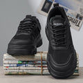 Men's 2026 spring new mesh breathable athletic casual shoes - youth trendy versatile chunky sole skate shoes