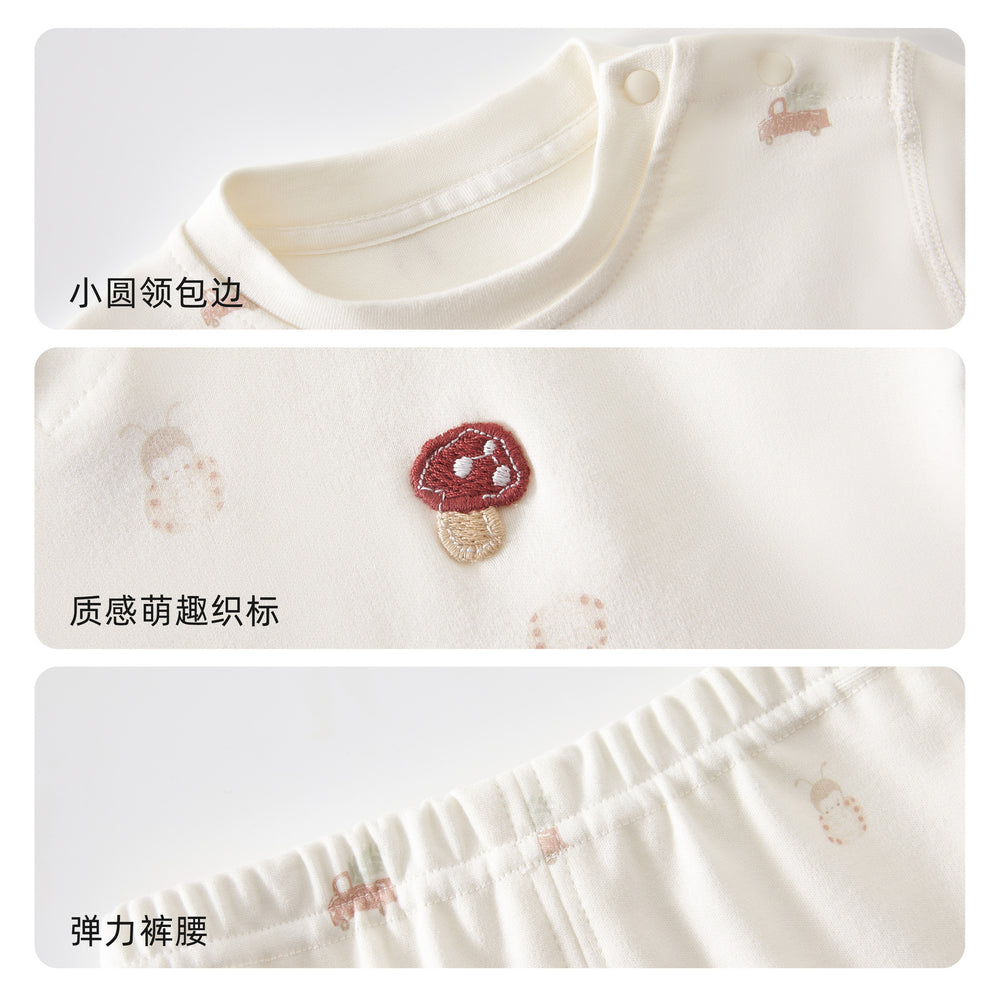 Babibele baby thermal underwear set - autumn/winter kids' pure cotton warm separates - baby underwear set