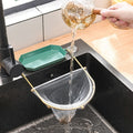 Sink debris filter rack, iron art drain hanging rack, pool residue vegetable filter, sink leftovers anti-blocking