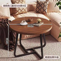 Medieval style creative coffee table oval casual small apartment living room tea table popular special-shaped cut out log tea table