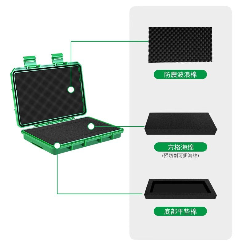 Sealed waterproof parts accessories tool storage box small precision instrument equipment safety protection box
