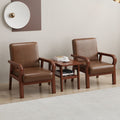 Single sofa simple living room rental small sofa popular bedroom mini double three-person small solid wood sofa chair