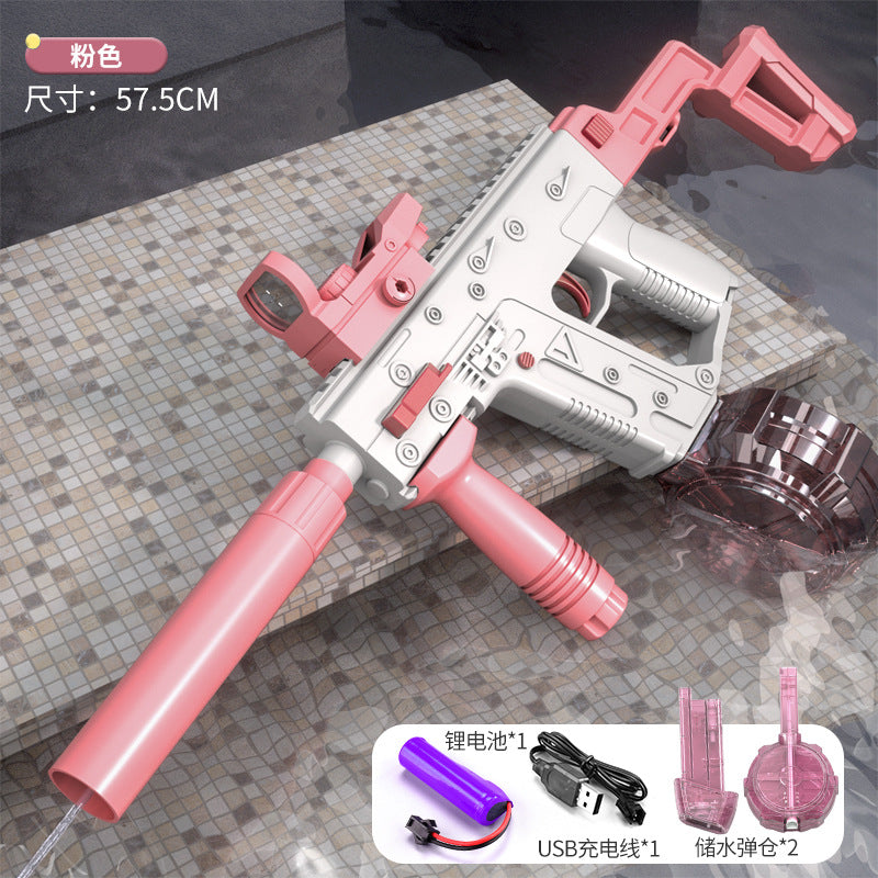 new product kidssummer fully automatic continuous charging space electric water gun glock boy water toy