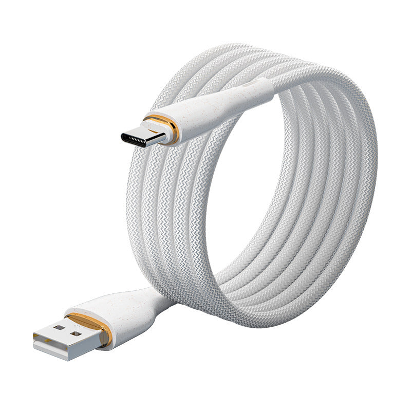 Usb data cable type-c 5a fast charging cable compatible with leeco android nylon braided iphone apple charging cable