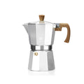 Ten-cornered moka pot coffee pot food-grade aluminum espresso latte coffee machine export cross-border hand-brewed portable