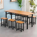 1 table and 6 stools-style 2