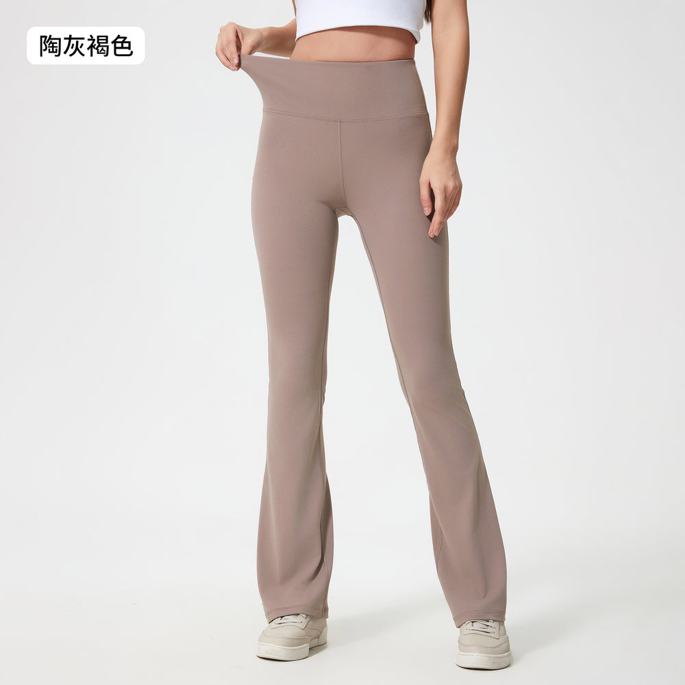 Millennial new slimming booty-lifting flare yoga pants - high-stretch, barely-there feel, versatile fashionable workout leggings for women dl204