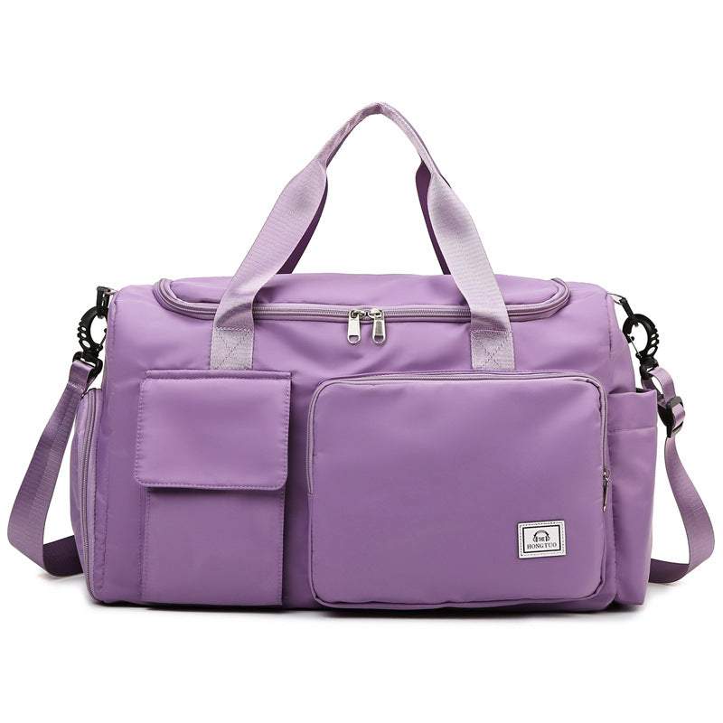 New portable swimming bag dry and wet separation waterproof large capacity fitness bag travel bag oblique span luggage bag wholesale