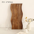 Wavy pine wood - burnt finish