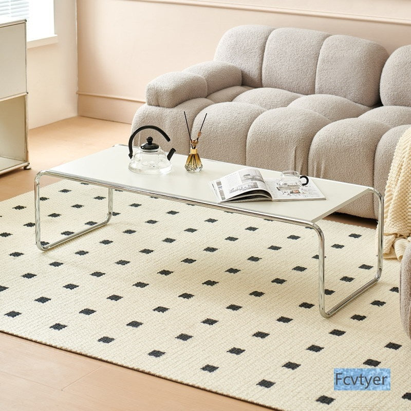 Langyujia for homewrought iron coffee table side table living room sofa creative coffee table bracket combination paint combination cream style