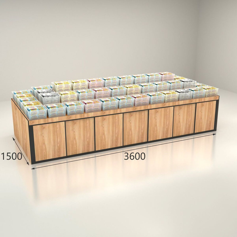 Supermarket shelf display rack bulk food cabinet island cabinet dried fruit candy biscuits bulk cargo cabinet bulk snack shelf