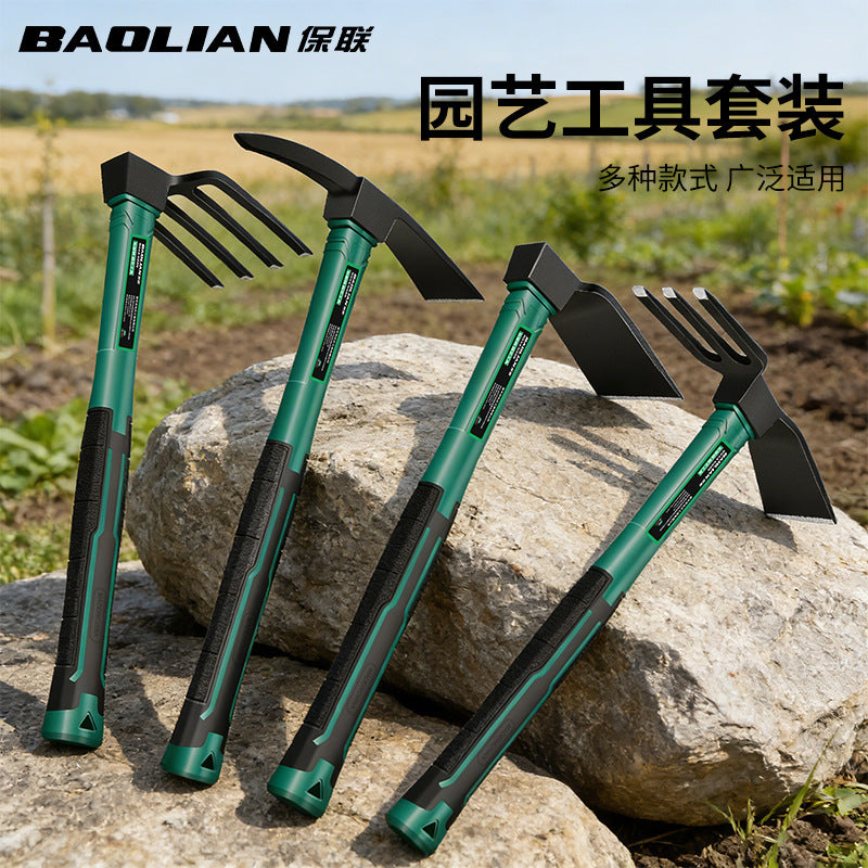 Small pickaxe multi-functional outdoor portable pickaxe, claw pickaxe, pickaxe, ax, hoe, special hoe for digging tree roots and digging grass