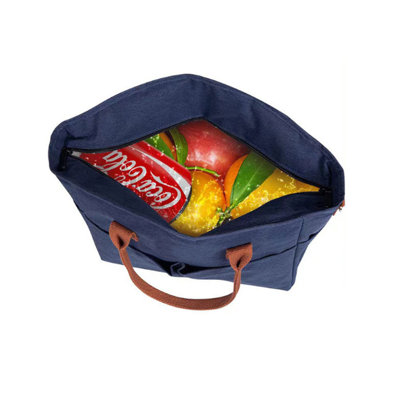 lunch bag men's and women's bento bag aluminum foil thermal insulation refrigerated large capacity outdoor portable picnic lunch box bag
