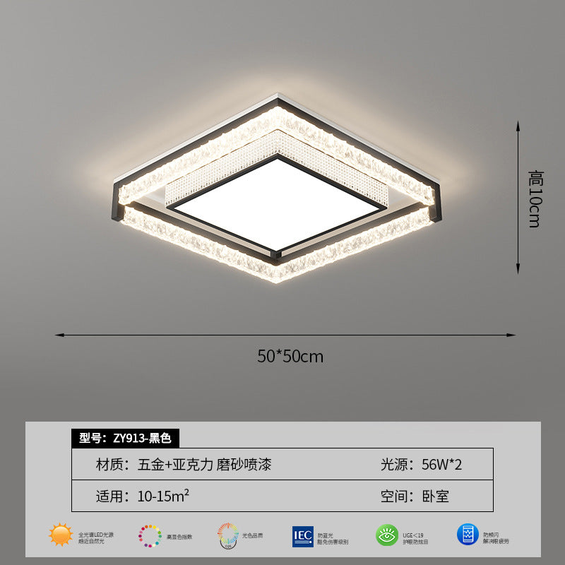 Italian minimalist living room light ceiling light modern minimalist atmosphere full spectrum eye protection bedroom light whole house lighting package