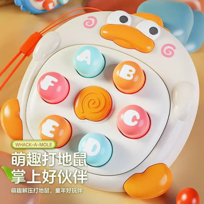 Mini handheld whack-a-mole game, a fun and educational finger toy for babies and toddlers, suitable for both boys and girls