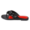 Korean style summer new women's handmade floral flip-flops, lightweight casual flat sandals - cross-border trade supply