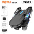 E99e88d drone aerial photography foldable quadcopter with lights, remote control aircraft, barometric altitude hold, kids' drone