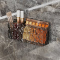 Bathroom mask storage rack wall-mounted mirror cabinet acrylic transparent box lipstick eyeshadow cosmetic organizer