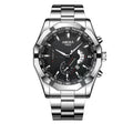 2025 new arrival: men's quartz watch - single calendar, luminous, stainless steel band, waterproof, wholesale - perfect for cross-border e-commerce and gifting