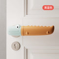 Crocodile silicone door handle cover - anti-collision, anti-static, child safety door handle protector
