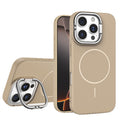 Apple 16 phone case invisible lens stand compatible with iphone 17 slim ring magnetic matte couple protective cover 11