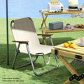 Outdoor foldable table and chair set, collapsible camping chair, portable picnic chair, ultralight meter fishing beach chair