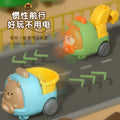 Mini cartoon inertia car - cute pet, educational toy for kids, baby inertia toy car, construction vehicle for little boys