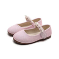 spring/autumn korean style new girls' leather shoes, export order, princess flats, children's velcro performance dance shoes