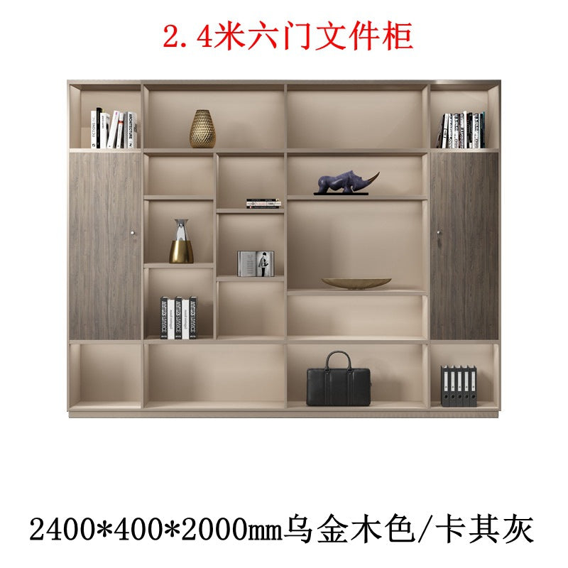 Boss table bookcase casual storage storage cabinet furniture office background file cabinet information cabinet wooden floor cabinet