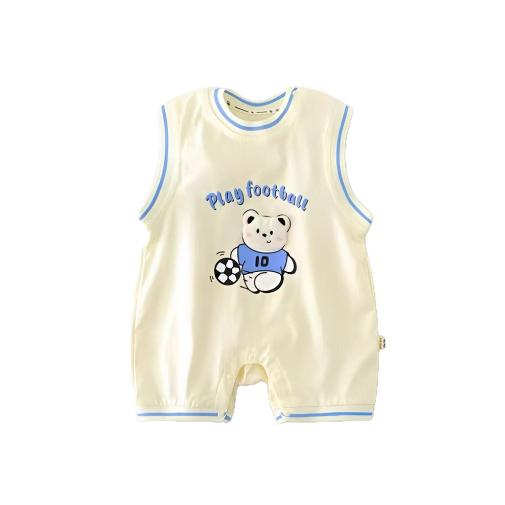 Summer romper baby boy sports vest jumpsuit sleeveless tank top infant summer outfit baby going out clothes