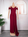 European and american  sexy evening dresses cross-border e-commerce african  bridesmaid wedding slip dresses