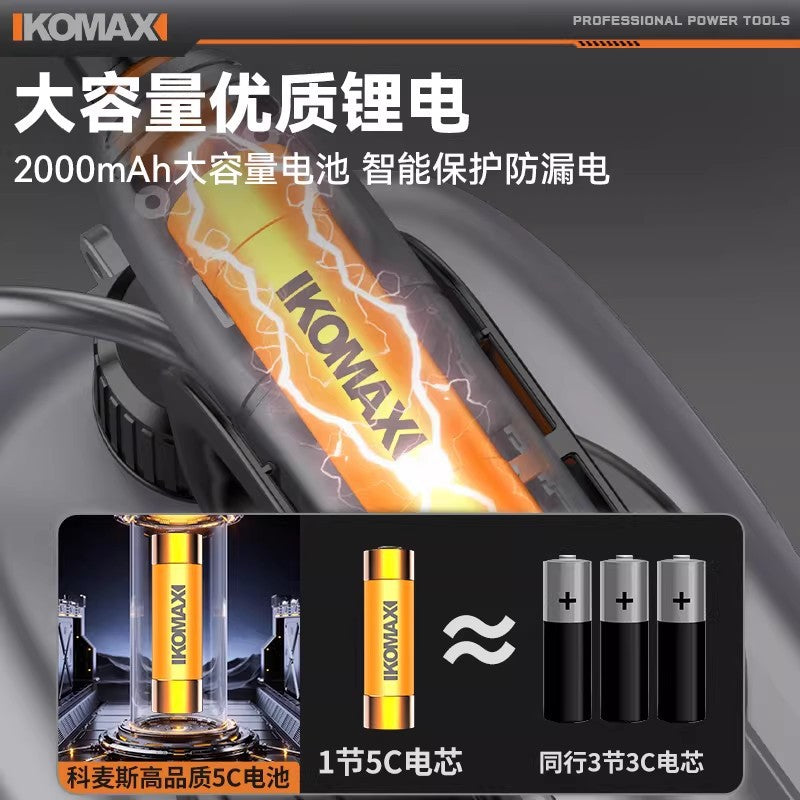 Portable electric sprayer - rechargeable disinfectant sprayer with long battery life, high pressure, and long-range spray capability