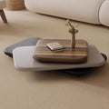 Foshan made: italian minimalist designer high-end rotating coffee table - 2025 new creative, unique shaped living room table