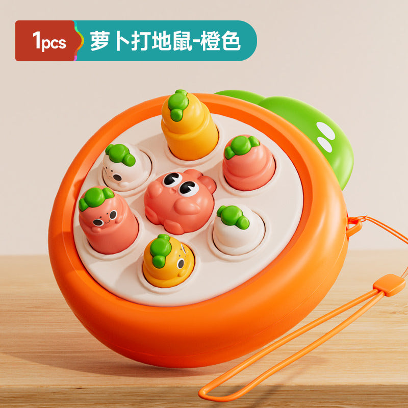 Large whack-a-mole kids toy - early education & brain training game machine for toddlers, stress relief, gift for boys & girls ages 1-3