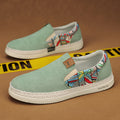 Summer canvas shoes men's casual board shoes ethnic style men's slip-on lazy old beijing cloth shoes trendy men's shoes
