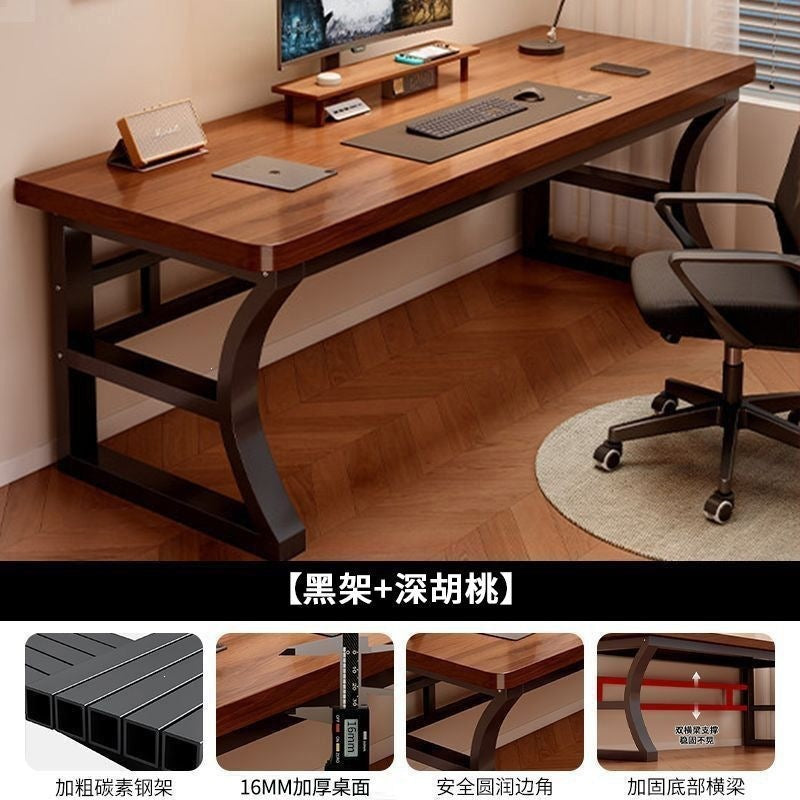 Computer desk desktop gaming table home with storage shelf office desk chair simple desk bedroom study writing desk