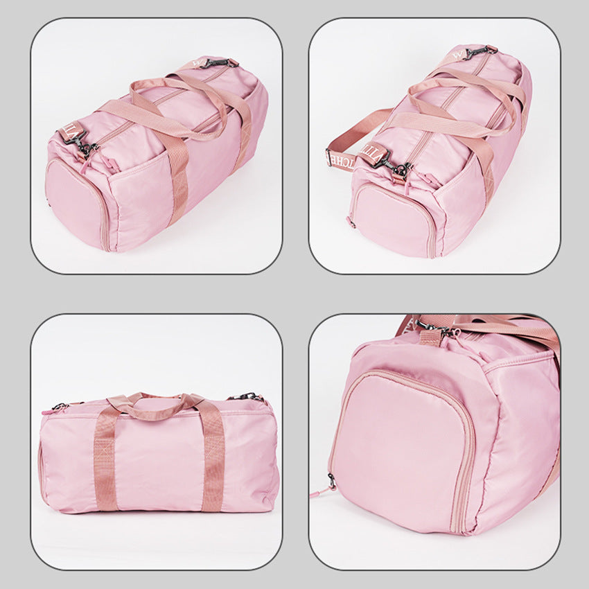 Sports & fitness bag, travel bag, business trip waterproof large capacity travel crossbody bag, organizer bag, wet & dry separated luggage bag