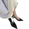 Xiaoxiangfeng pointed toe sandals for women 2024 new arrivalsummerfashioneasiest for matchflatsfashionfrenchelegant high heels