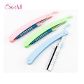 Professional old-fashioned shaving knife holder hairdressing salon razor old-fashioned manual hair removal knife eyebrow trimming razor wholesale