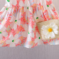 Girls' sleeveless dress -  summer new arrival - stylish floral print dress for toddlers and young children - korean style summer outfit