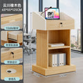 Quality lockable slide drawer | oak color 65*55*125