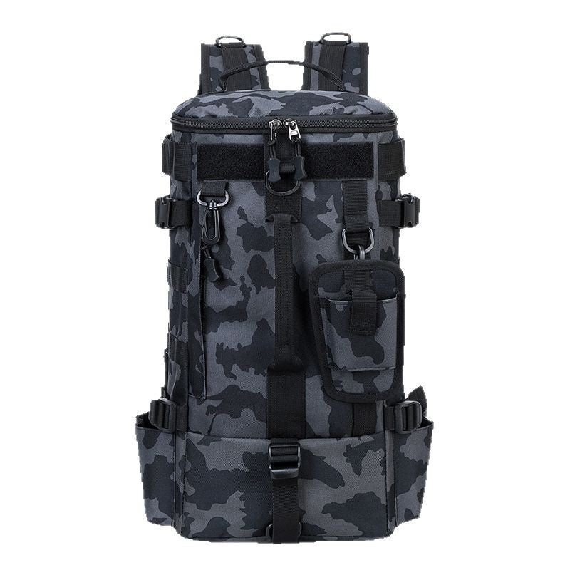 Cross-border outdoor mountaineering bag fishing waterproof multi-functional dry and wet separation Luya bag large capacity sports backpack