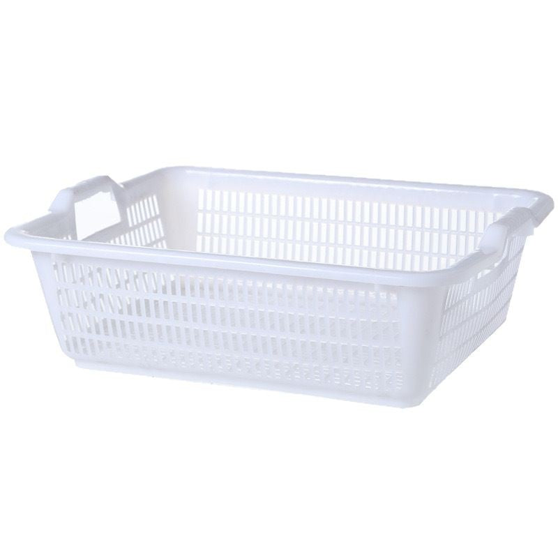 Rectangle red frame plastic kitchen washing basket thickened fruit and vegetable basket drain basket large storage basket