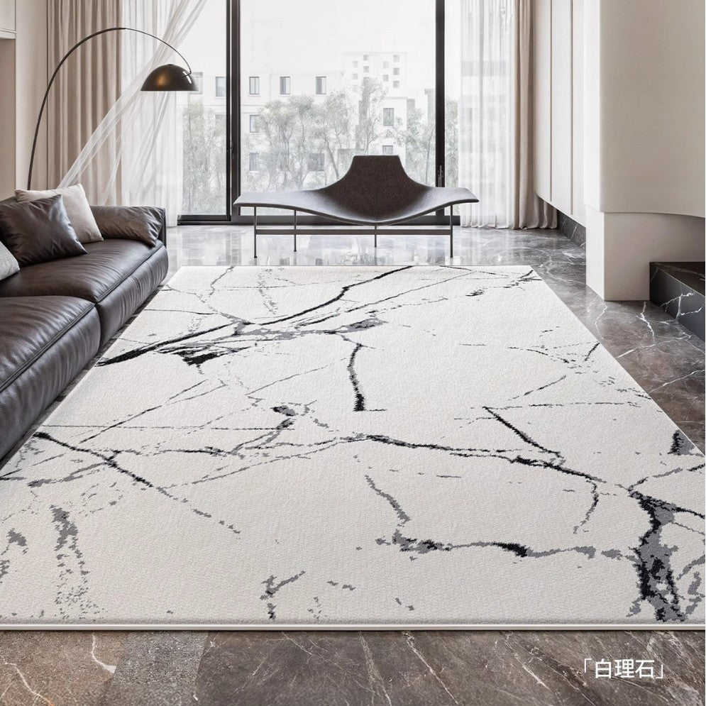 Carpet living room  new style no-wash and wipeable light luxury high-end modern simple bedroom no-maintenance waterproof floor mat