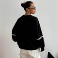 J spot-73093# cross-border women's fashion european and american ins fashion round neck printed long-sleeved sweatshirt