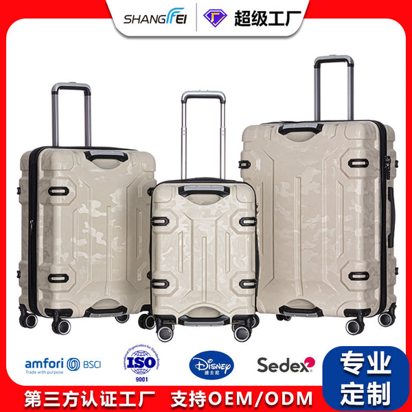 Spot double handle trolley case Universal wheel trolley case Password lock Boarding case Anti-drop and scratch-proof zipper Travel bag