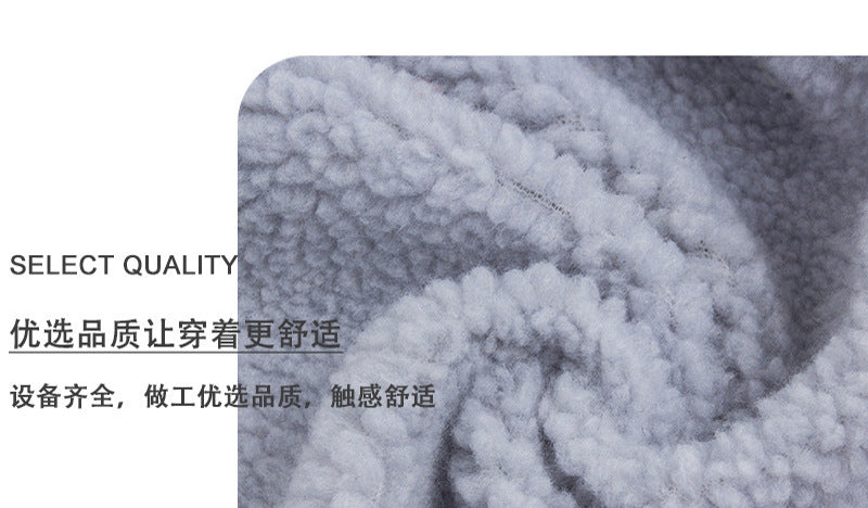 Spot single-sided lamb wool fabric size granular cashmere clothing shoe material flannel renewable lamb wool fabric