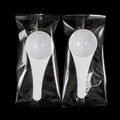 Individually wrapped 30ml plastic measuring spoons - round bottom, suitable for fertilizer, agricultural use, laundry detergent. non-edible, holds 30g